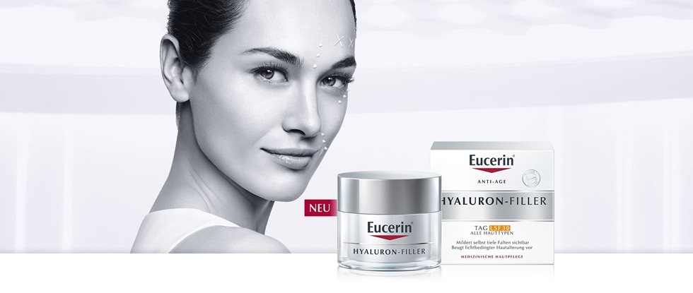 Jetzt testen: HYALURON-FILLER Tagespflege LSF 30