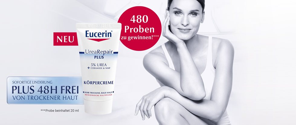 Eucerin UreaRepair PLUS Körpercreme - 480 Proben zu gewinnen!