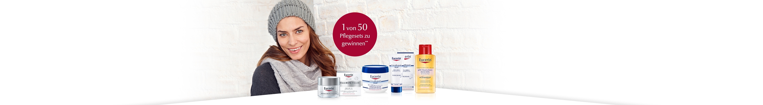 1 von 50 Pflegesets zu gewinnen!**