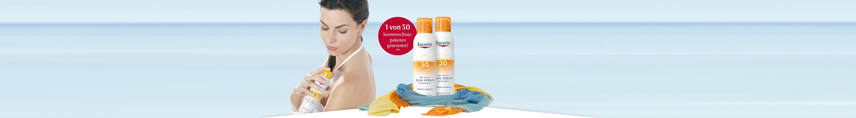 1 von 50 Sonnenschutz-Paketen gewinnen!**