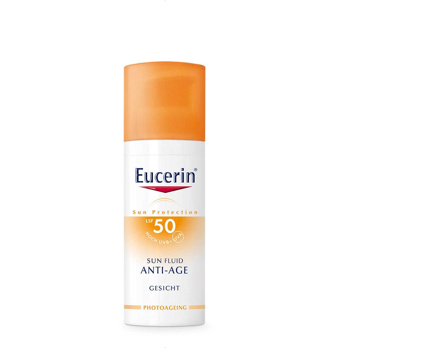 AntiAgeSonnenschutz Eucerin Sun Fluid AntiAge LSF 50 Gesicht