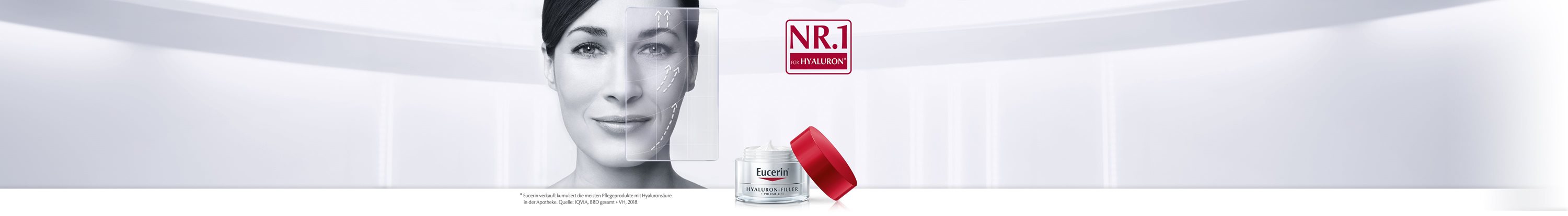 HYALURON-FILLER + VOLUME-LIFT gibt schlaffer Haut verlorenes Volumen zurück