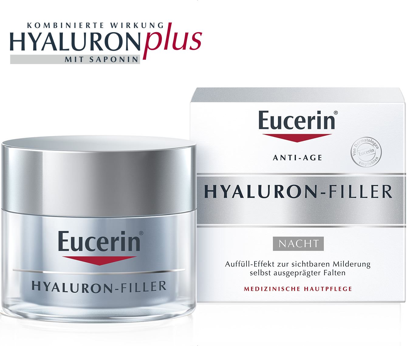 Anti Age Nachtcreme Hyaluron Filler Nachtpflege Eucerin