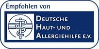 Empfohlen von Deutsche Haut- und Allergiehilfe e.V.
