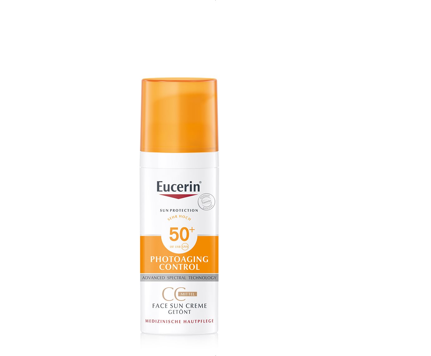 Eucerin Photoaging Control Face Sun CC Creme getönt LSF 50+ mittel