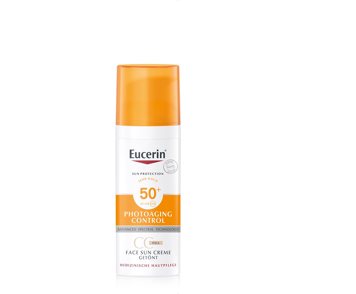 Eucerin Photoaging Control Face Sun CC Creme getönt LSF 50+ hell