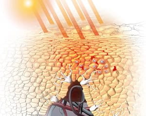 UV-Strahlung schadet der Haut
